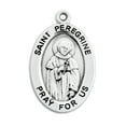 thumbnail image 3 of St. Peregrine Sterling Silver Medal Necklace, 3 of 10