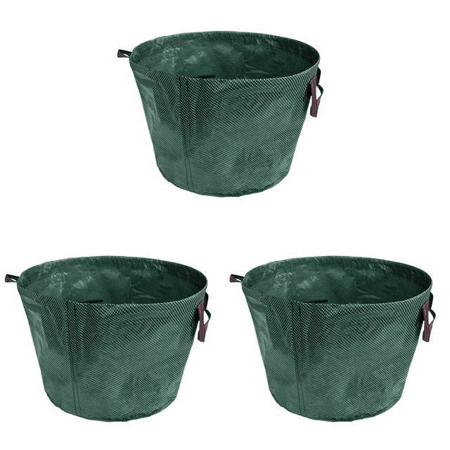 Bolsas Basura Jardín 50L Césped Plegable para Jardinería Bote