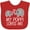 Red, variant on Inktastic My Poppi Grandpa Loves Me Boys or Girls Baby Bib