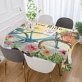 thumbnail image 5 of YAZAOO Square Tablecloth Enjoy Your Bicycle Pattern Tableclothes, 5 of 9