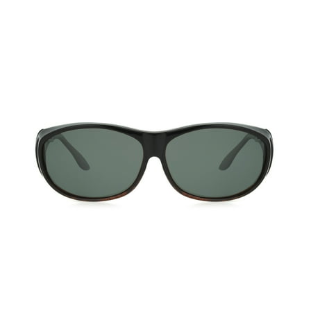 Polar Optics FO-003 TOR GRY Fits Over Sunglasses Brown