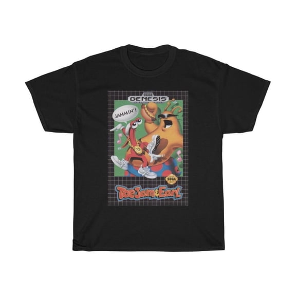 Toe Jam & Earl T-Shirt New Small Med Large XL Cult Vintage Video Game Sega