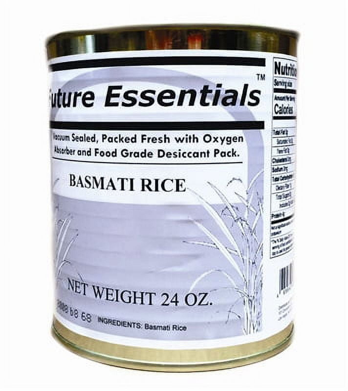 Pack of 12 Cans- Future Essentials Long Shelf Life Emergency Food Basmati Rice Best of INDIA