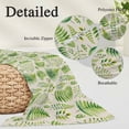 thumbnail image 2 of Spring Leavse Pillow Covers, Linen Long Throw Pillow Case, Pastoral Garden Botanical Rustic Burlap Holiday Pillow Protector Decorative Cushion Cover for Living Room/Bedroom 20" x 36", 2 of 8