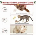 thumbnail image 4 of Cat Toys for Indoor Cats, Interactive Cat Toy with Real Squeaky Mouse Electronic Sound Chirping, Kitten Toys Automatic Cat Mice Toy for Cat Exercise & Kicker to Self Play, Relieve Boredom, 4 of 5