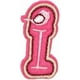 thumbnail image 2 of 26 Pcs Iron on Letters for Fabric Alphabet Stickers for Kids Sewing Patches Pink, 2 of 5