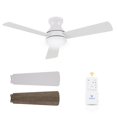 thumbnail image 1 of Ventilador de techo Vagizm 107 cm blanco con luz y control remoto, 1 of 7