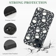 thumbnail image 2 of Beautiful iPhone 14 Pro Max phone case with stylish bohemian skull Halloween pattern design Suitable for iPhone 13/iPhone 14 full range phone cases, 2 of 4