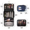 thumbnail image 3 of Portable Travel Toiletry Bag Roll up Makeup Bag Spacious Hanging Hook Makeup Bag for Travel Gym Camping Little Ghosts Eating Candy, 3 of 9