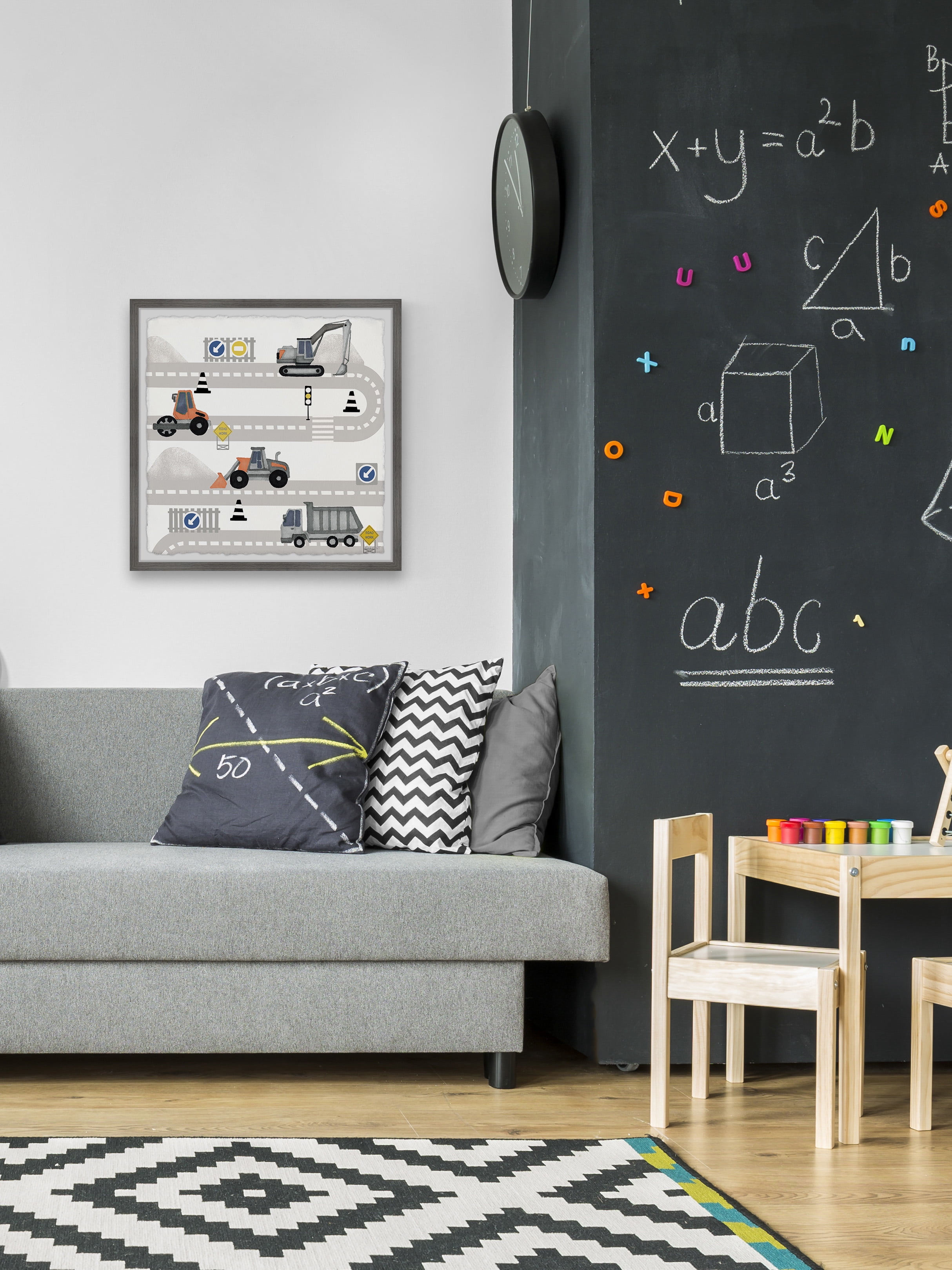 Marmont Hill Road Construction and Paving Machines Framed Wall Art