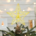 thumbnail image 1 of Xihbxyly Estrella de Navidad, Adorno Led Luminoso para La Punta Del Árbol, Marco de Metal Dorado, Brillo Cálido para Las Fiestas, Decoración para El Hogar y La Oficina, Ideal para Navidad, Tamaño 28, 1 of 7