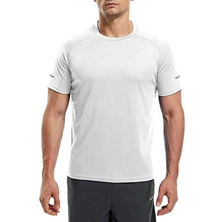 frueo 3 Pack T-Shirt Homme Tee Shirt Sport Manche Courte Séchage Rapide  Respirant Baselayer Haut Running Fitness Gym(20086) Black Gray Nave-S :  : Mode