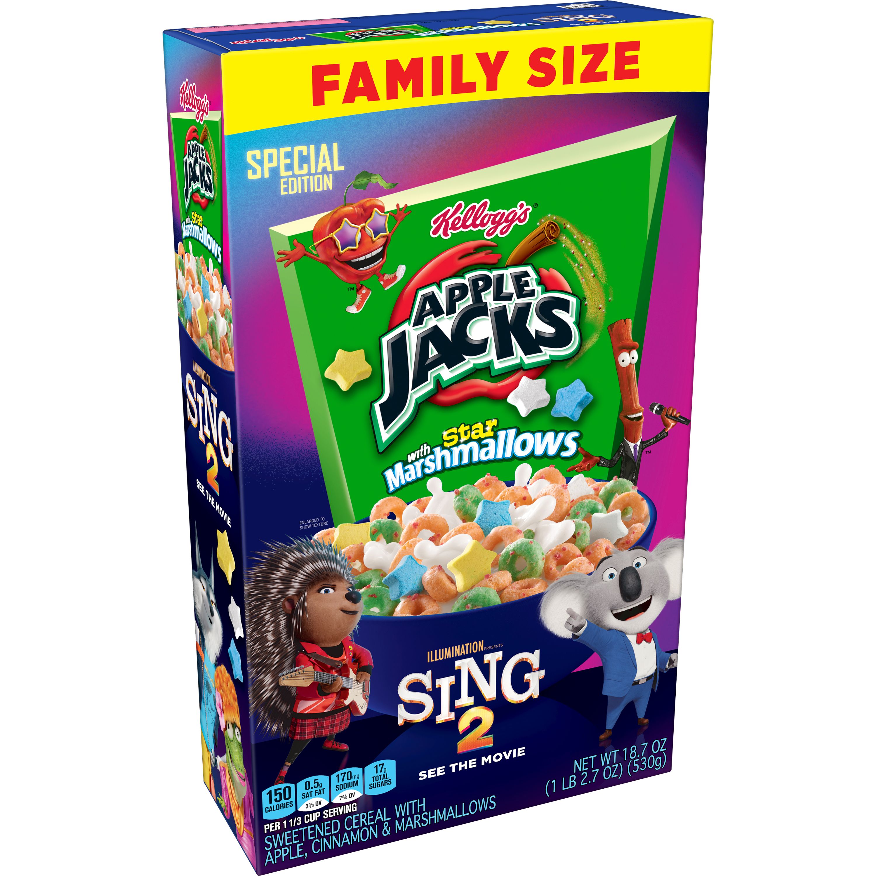 Kellogg's Apple Jacks Cereal Original 18.7oz