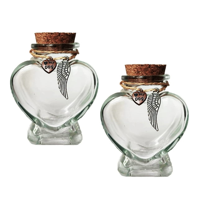 Bouteille Commémorative Fight Club pour Poils d'Animaux, Souvenir de Fourrure pour Animaux, Souvenir de Fourrure pour Chien et Chat, Urnes Commémoratives pour Animaux (Chien)