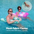 thumbnail image 5 of 4 Packs Hammock Pool Floats Adults, 4-in-1 Multi-Purpose Inflatable Pool Floaties PVC Water Hammock Lounge (Blue, Pink, Cyan, Green), 5 of 5
