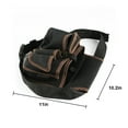 thumbnail image 2 of SHELLTON Electrician Open Top Tool Bag with Waist Belt, Hardware Toolkit Storage Pouch Green, 2 of 5