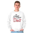 thumbnail image 4 of Fathers Day The Original Classic Dad Men's Crewneck Sweatshirt Brisco Brands X, 4 of 6