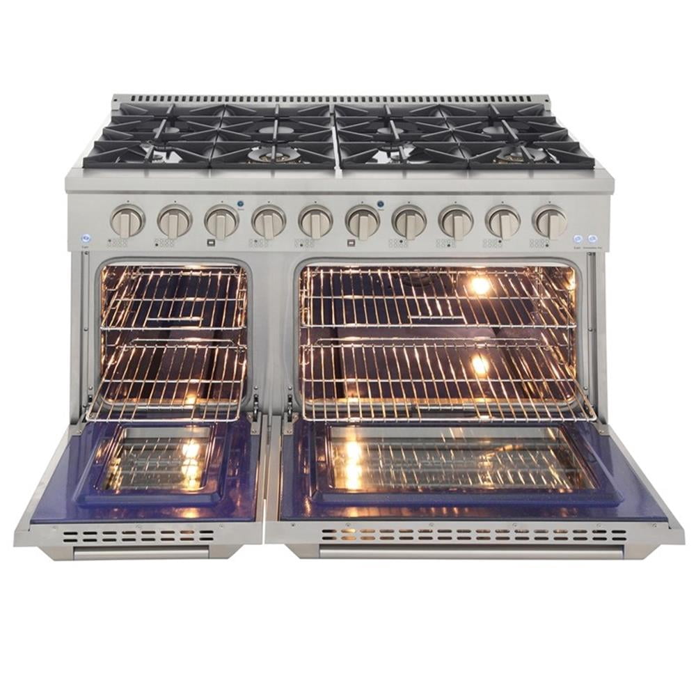 Pemberly Row 48" 6.7 cu. ft. Dual Fuel Range for Propane Gas in Stainless Steel