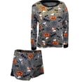 thumbnail image 2 of Peanuts Pyjama Court pour Femmes Peanuts Snoopy et Woodstock Halloween Grande Taille (2X), 2 of 3