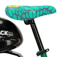 thumbnail image 2 of Bicicleta infantil Dinosaurex R16 Blackhill color verde/amarillo con ruedas de entrenamiento LED para niños de 4-8 años., 2 of 7