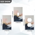 thumbnail image 7 of Yayeee Toggle Light Switch Wall Plate 1-Gang 4.5"x2.7" Home Decorative Outlet Cover, Abstract Landscape, 7 of 7