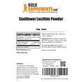 thumbnail image 6 of BulkSupplements Organic Sunflower Lecithin Powder, 2.4g Per Serving - 250 Grams (8.8 oz) - 104 Servings, 6 of 6