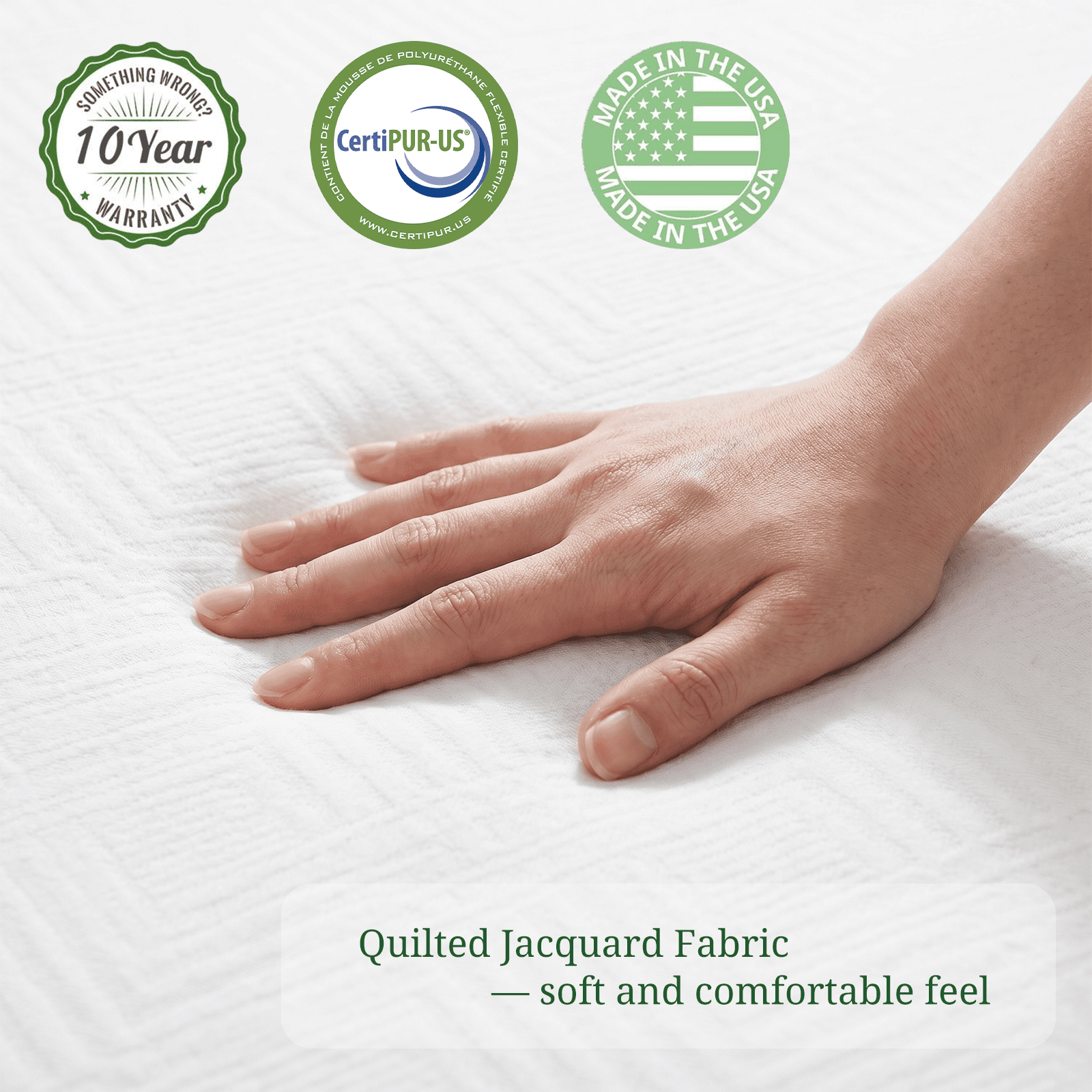 5 Inch Memory Foam Mattress Twin Size, Medium Feeling