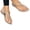 Silver, variant on Women's Flat Thong Sandals T-Strap Casual Flip Flops Ankle Buckle Summer Beach Shoes Size 6-9