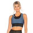 thumbnail image 1 of KORAL Los Angeles UTOPIA Sprint SPORT BRA Catalina Blue / Black ( M ), 1 of 2
