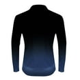 thumbnail image 4 of CLOISE Cute Tops for Men Trendy Big and Tall Collared Shirt Gradient Long Sleeve Pullover Outfits Clothes Navy 5XL, 4 of 8