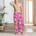 thumbnail image 2 of Kdxio Poodle Dog Print Mens Pajama Pants Set Sleep & Lounge Pants, PJ Bottoms with Pockets and Button Fly-3X-Large, 2 of 6