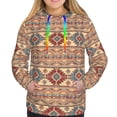 thumbnail image 3 of KLL Traditional Tribal Aztec for Womens Pullover Hoodie with Pocket Hooded Long Sleeve Shirts Sweatshirt for Women-Small, 3 of 7