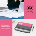 thumbnail image 6 of Luxtrada 13 Pocket Expanding File Folder Organizer , Accordion File Organizer with Zipper Clourse (Pink), 6 of 9