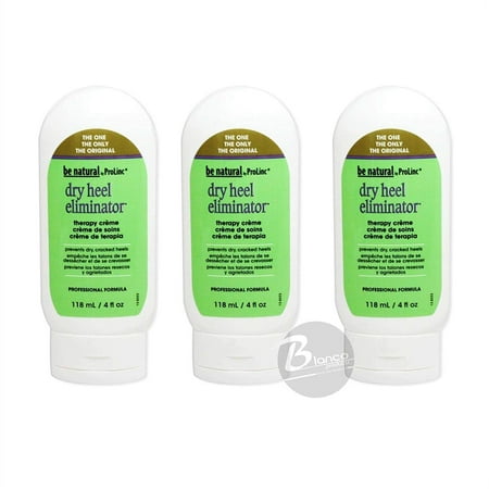 Be Natural Dry Heel Eliminator 3 pack, Dry Heel Eliminator Nourishes, repairs and hydrates the skin. By