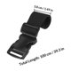 thumbnail image 2 of ADDHAT 2Ud Negras Ajustables Para Equipaje Con Clips Para Uso En Exteriores, 2 of 8