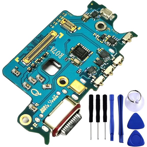 UTAH-Galaxy S22 5G USB Charging Port Flex Cable Replacement S901U Type C Charger Dock Board Flex Cable Connector for Samsung Galaxy S22 SM-S901U S901 Port Flex Cable Repair Part with Tools