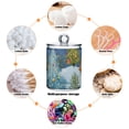 thumbnail image 4 of Cute Dreamy Christmas Tree Snowy Day Translucent Plastic Cans Storage Canisters with Lid Set of 2, 4 of 7