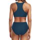 thumbnail image 3 of WILLBEST Traje de Baño Para Mujer, Bikini de Cintura Alta Sexy, Push Up, Traje de Baño de Dos Piezas, Conjunto de Bikini Estampado de Cintura Alta Fruncido Retro de Dos Piezas, 3 of 7