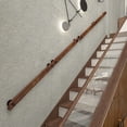thumbnail image 3 of Pasamanos De Escalera De 30 Cm, Pasamanos De Madera Interiores Antideslizantes De Seguridad, Barandilla De Cubierta para Lofts De Pasillo De Jardín Montada En La Pared, Varilla Sincero Electrónica, 3 of 4