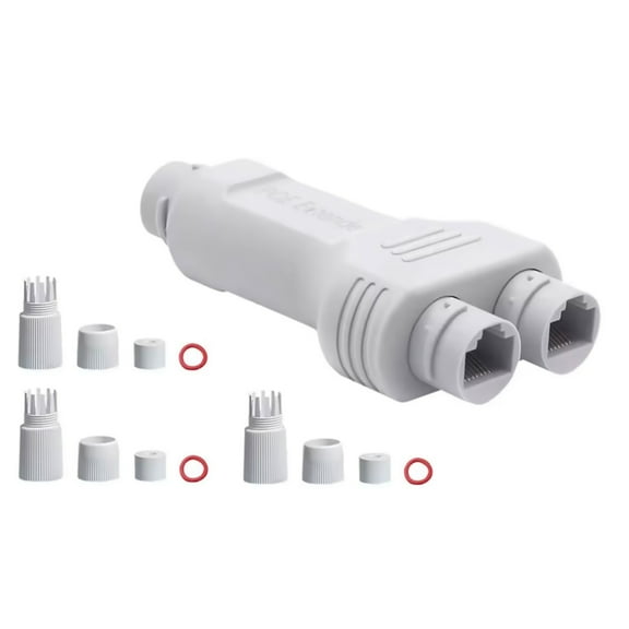 ARCADORA 100mbps POE Repeater for Extending Network Range (Up to 100m) with 2 POE Output Ports