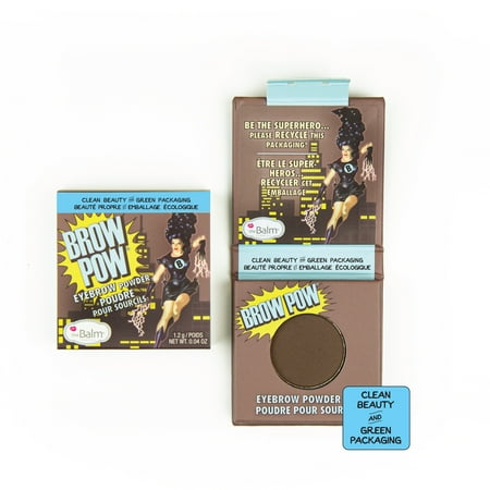 Brow Pow Eyebrow Powder - Dark Brown by the Balm for Women - 0.03 oz Eyebrow