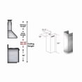 thumbnail image 2 of ZLINE 1-36 in. Chimney Extension for 9 ft. to 10 ft. Ceilings (1PCEXT-687), 2 of 2