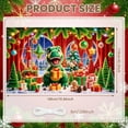 thumbnail image 2 of Festive Dinosaur Christmas Decoration Holiday Banner for Kids Party Indoor Celebration Seasonal Decor, 2 of 9