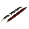 thumbnail image 4 of 2-Pack Chrome Universal Airflow Fender Side Grille Vent Decorative Sticker -, 4 of 4