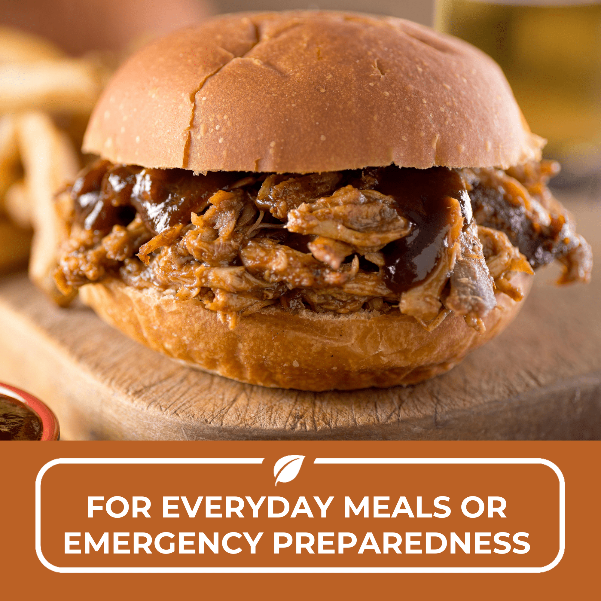 Nutristore Freeze-Dried Pulled Pork No. 10 Can
