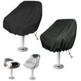 thumbnail image 7 of OPTUTUS 2 Pack Waterproof Boat Seat Cover –420D Heavy Duty Captain’s Chair Covers for Marine, Yacht, Fishing Boat – 22×24×25 Inch Drawstring Helm Seat Protectors, Black, 7 of 7