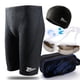 thumbnail image 1 of Bañador de hombre de cinco puntos, de secado rápido, impermeable, bañador de hombre de talla grande de piel de tiburón, gorro de baño para hombre, gafas de natación, conjunto de equipo, 1 of 6