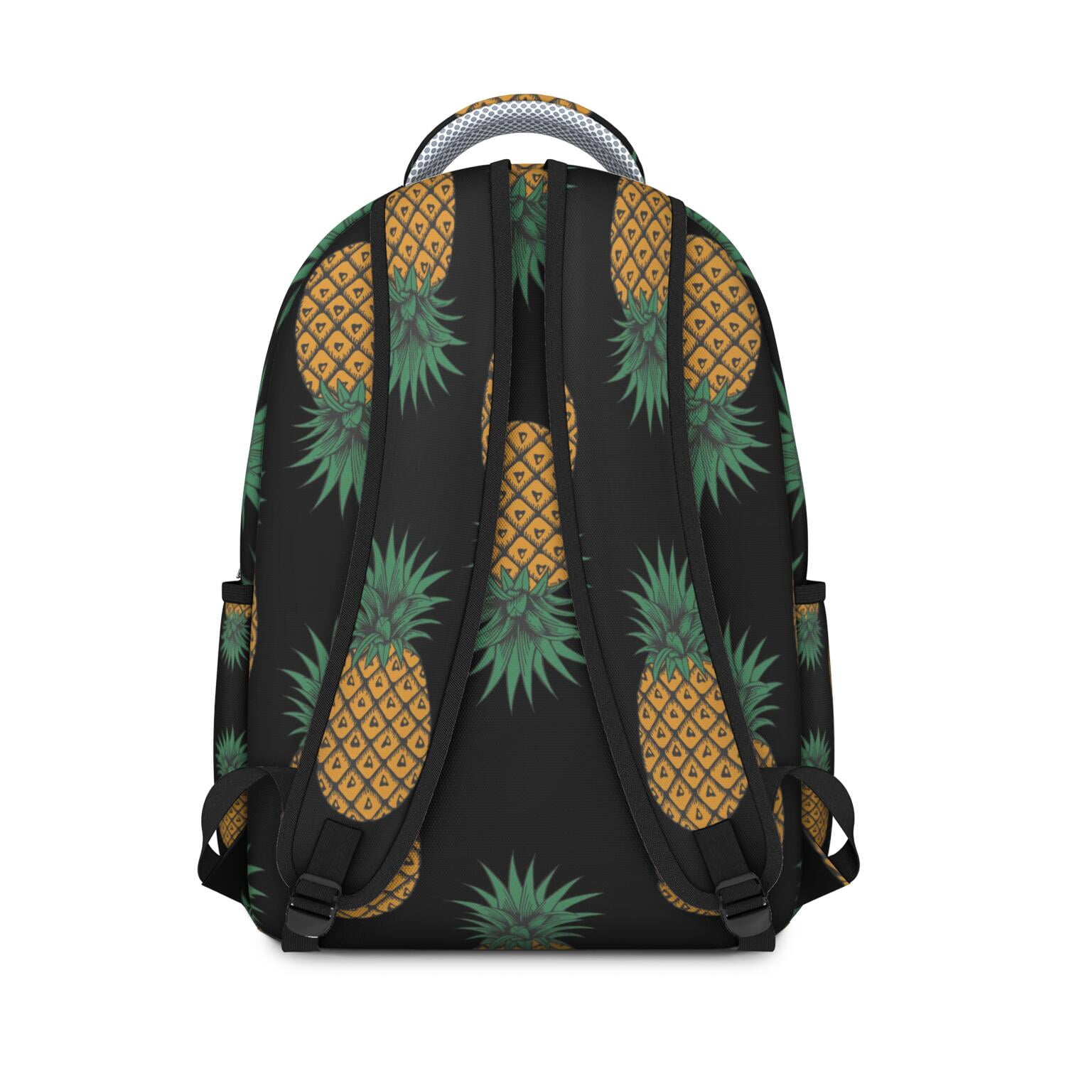 Pineapple Bookbag for School – Lightweight & Supportive, Large Capacity for Textbooks & Supplies, Adjustable Straps, Cute & Practical Design