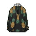 thumbnail image 3 of Exotic Students Backpack Pineapples Hawaiian Hawaii Tropical School Bag with Fruit Summer Yellow Golden Design, Lightweight and Adjustable Strap, 3 of 6