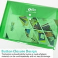 thumbnail image 3 of BAZIC Plastic Envelope Poly Envelopes, Clear Folder Snap Closur, 12 Count, 3 of 7